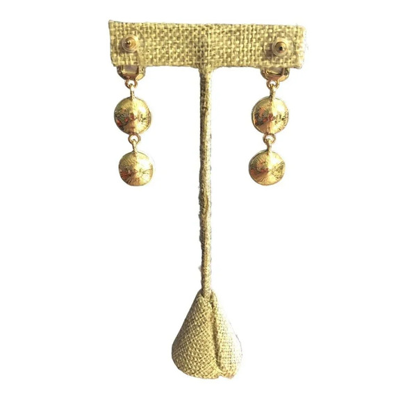 NATASHA 2" H x 1/2" W Pierced Arora Borealis Daggle Women's Earrings New - Picture 5 of 6